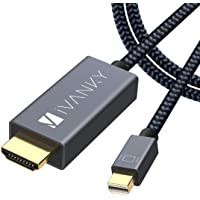 iVANKY Cable Mini DisplayPort a HDMI- Cable Mini DP a HDMI- 3M- 10 ft- Full HD 1080P Compatible con MacBook Air- Surface…